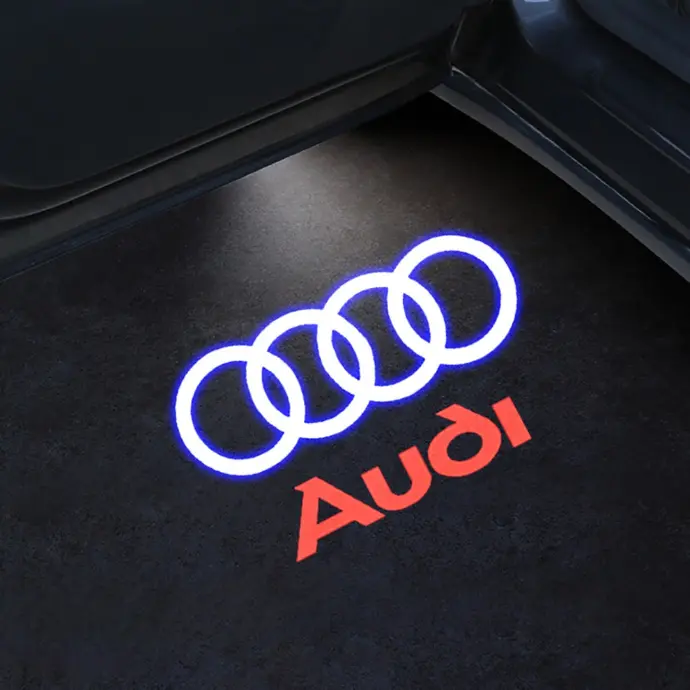 Audi door projector logo lights